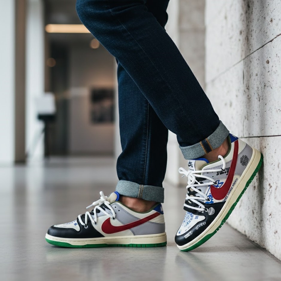 خرید آنلاین کتونی مردانه سناتور مدل جردن دانک کد 293